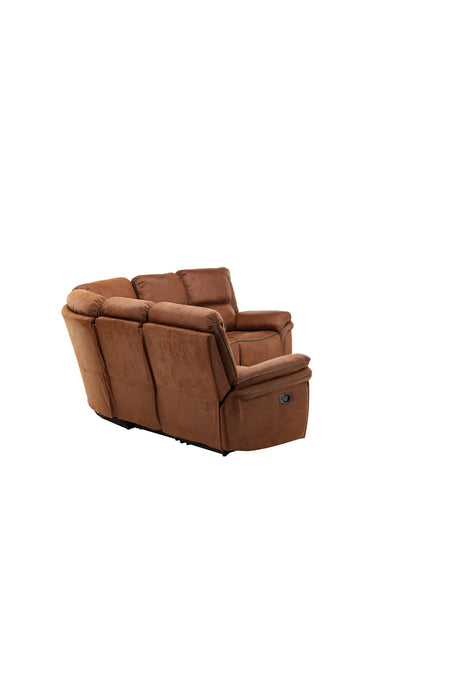 Saranda Relaxsofa - braun/Mikrofaser - Relaxsofas - ALVAHOME