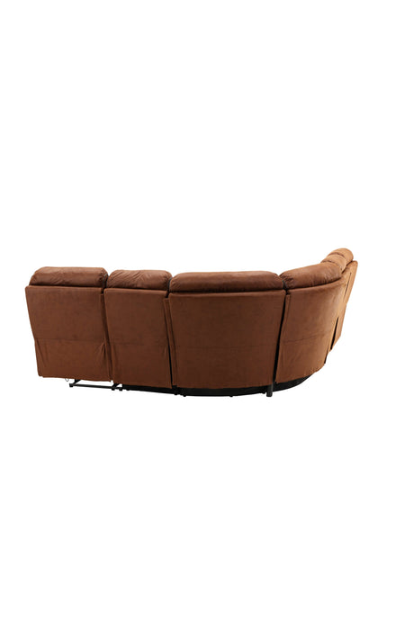 Saranda Relaxsofa - braun/Mikrofaser - Relaxsofas - ALVAHOME