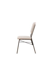 Seda Esszimmerstuhl - beige/Stahl - Essstühle - ALVAHOME