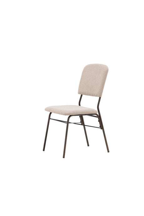 Seda Esszimmerstuhl - beige/Stahl - Essstühle - ALVAHOME