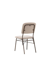Seda Esszimmerstuhl - beige/Stahl - Essstühle - ALVAHOME
