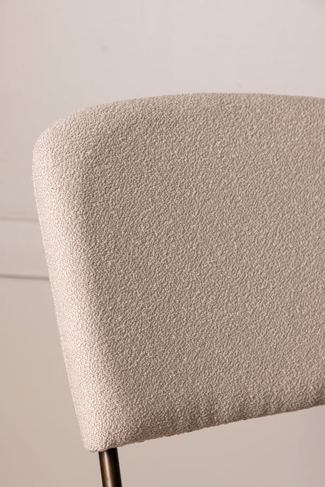 Seda Esszimmerstuhl - beige/Stahl - Essstühle - ALVAHOME