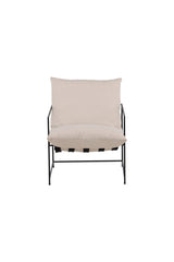 Sedalia Sessel - weiß/Polyester - Leinen - Sessel - ALVAHOME