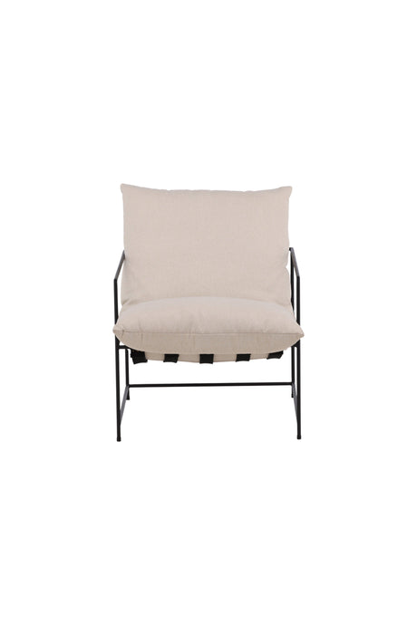 Sedalia Sessel - weiß/Polyester - Leinen - Sessel - ALVAHOME