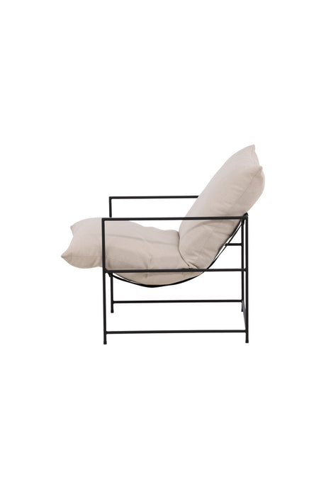 Sedalia Sessel - weiß/Polyester - Leinen - Sessel - ALVAHOME