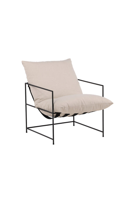 Sedalia Sessel - weiß/Polyester - Leinen - Sessel - ALVAHOME