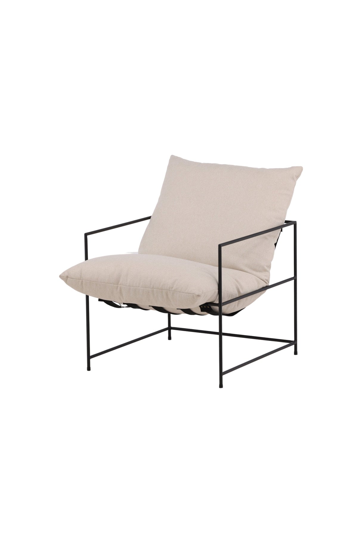 Sedalia Sessel - weiß/Polyester - Leinen - Sessel - ALVAHOME