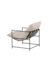 Sedalia Sessel - weiß/Polyester - Leinen - Sessel - ALVAHOME