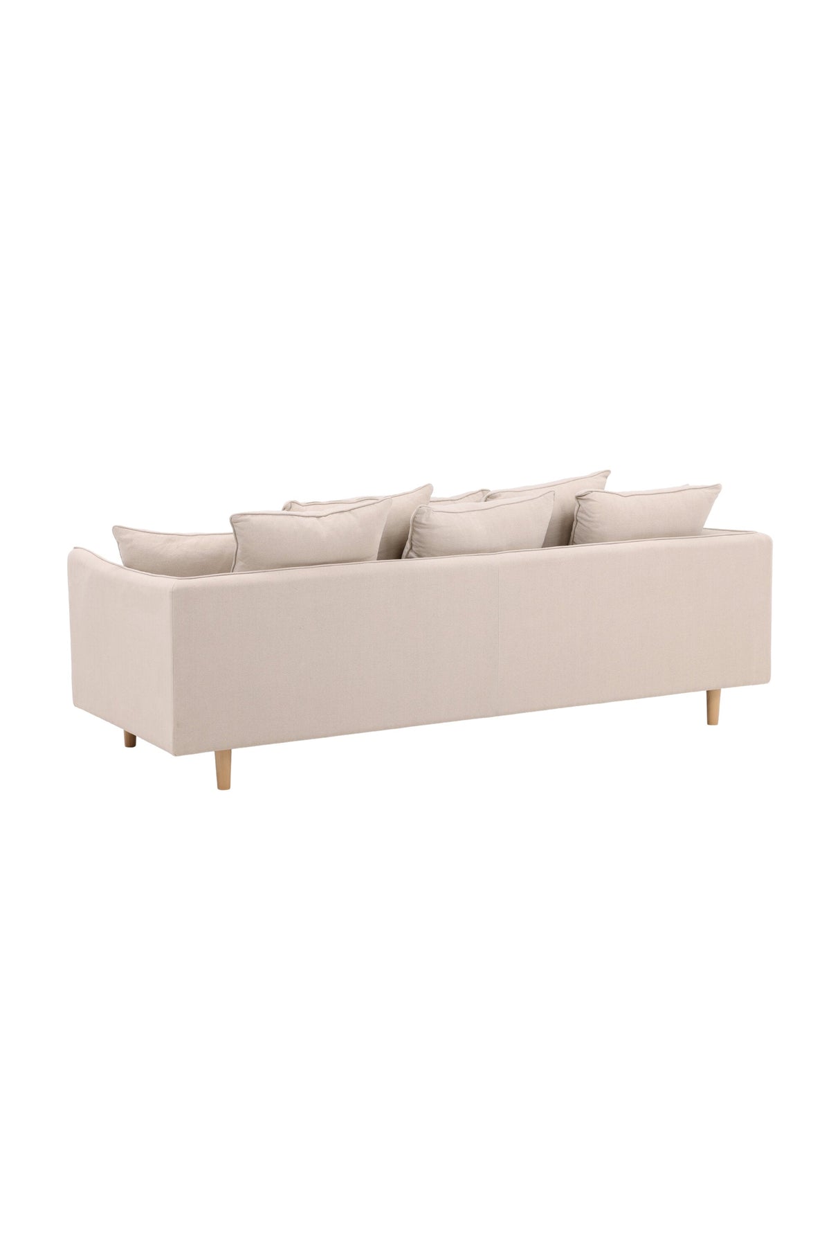 Segelskären 3 - Sitzer Sofa - beige/Polyester - Leinen - 3 - Sitzer Sofas - ALVAHOME