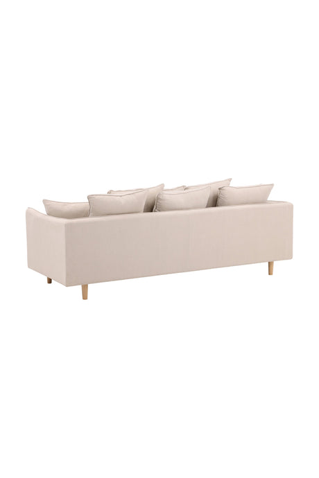 Segelskären 3 - Sitzer Sofa - beige/Polyester - Leinen - 3 - Sitzer Sofas - ALVAHOME