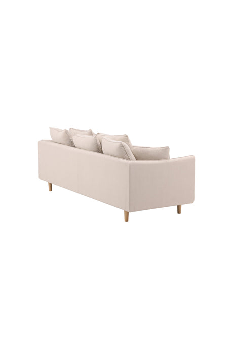 Segelskären 3 - Sitzer Sofa - beige/Polyester - Leinen - 3 - Sitzer Sofas - ALVAHOME