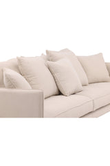 Segelskären 3 - Sitzer Sofa - beige/Polyester - Leinen - 3 - Sitzer Sofas - ALVAHOME