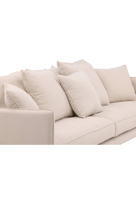 Segelskären 3 - Sitzer Sofa - beige/Polyester - Leinen - 3 - Sitzer Sofas - ALVAHOME