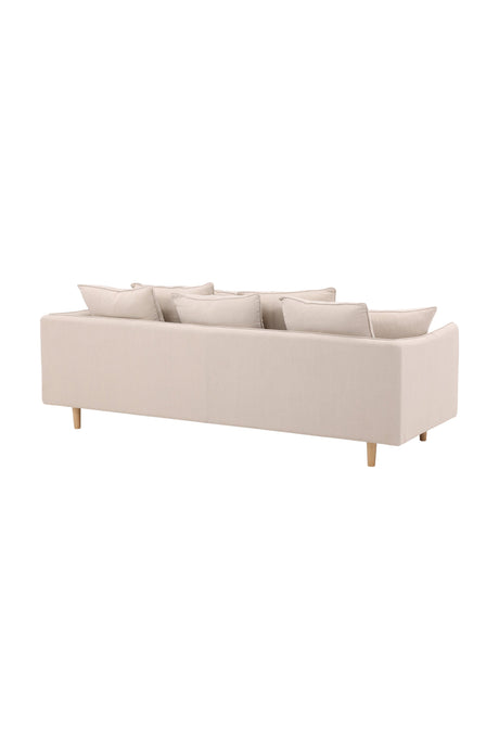 Segelskären 3 - Sitzer Sofa - beige/Polyester - Leinen - 3 - Sitzer Sofas - ALVAHOME