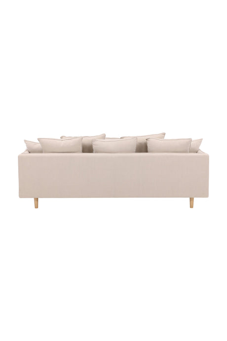 Segelskären 3 - Sitzer Sofa - beige/Polyester - Leinen - 3 - Sitzer Sofas - ALVAHOME