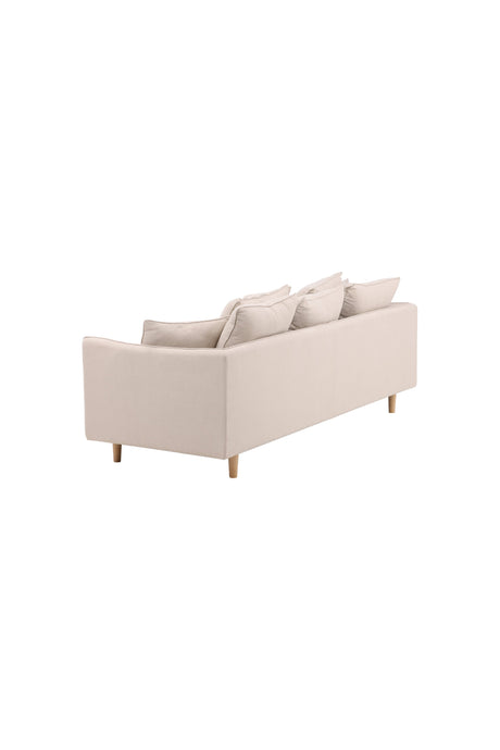 Segelskären 3 - Sitzer Sofa - beige/Polyester - Leinen - 3 - Sitzer Sofas - ALVAHOME