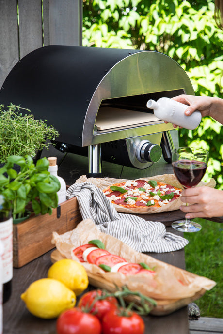 Sentosa Pizzaofen - schwarz/Stahl - Pizzaöfen - ALVAHOME