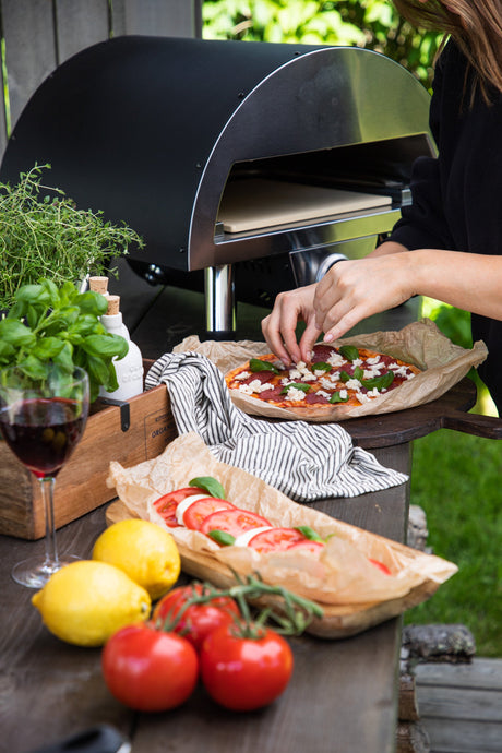 Sentosa Pizzaofen - schwarz/Stahl - Pizzaöfen - ALVAHOME