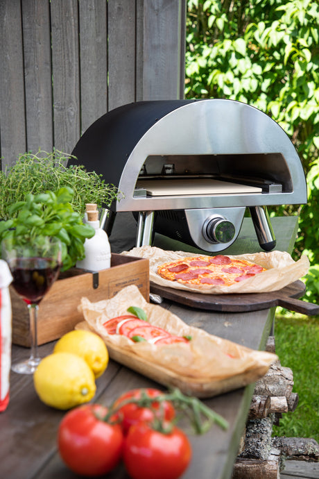 Sentosa Pizzaofen - schwarz/Stahl - Pizzaöfen - ALVAHOME
