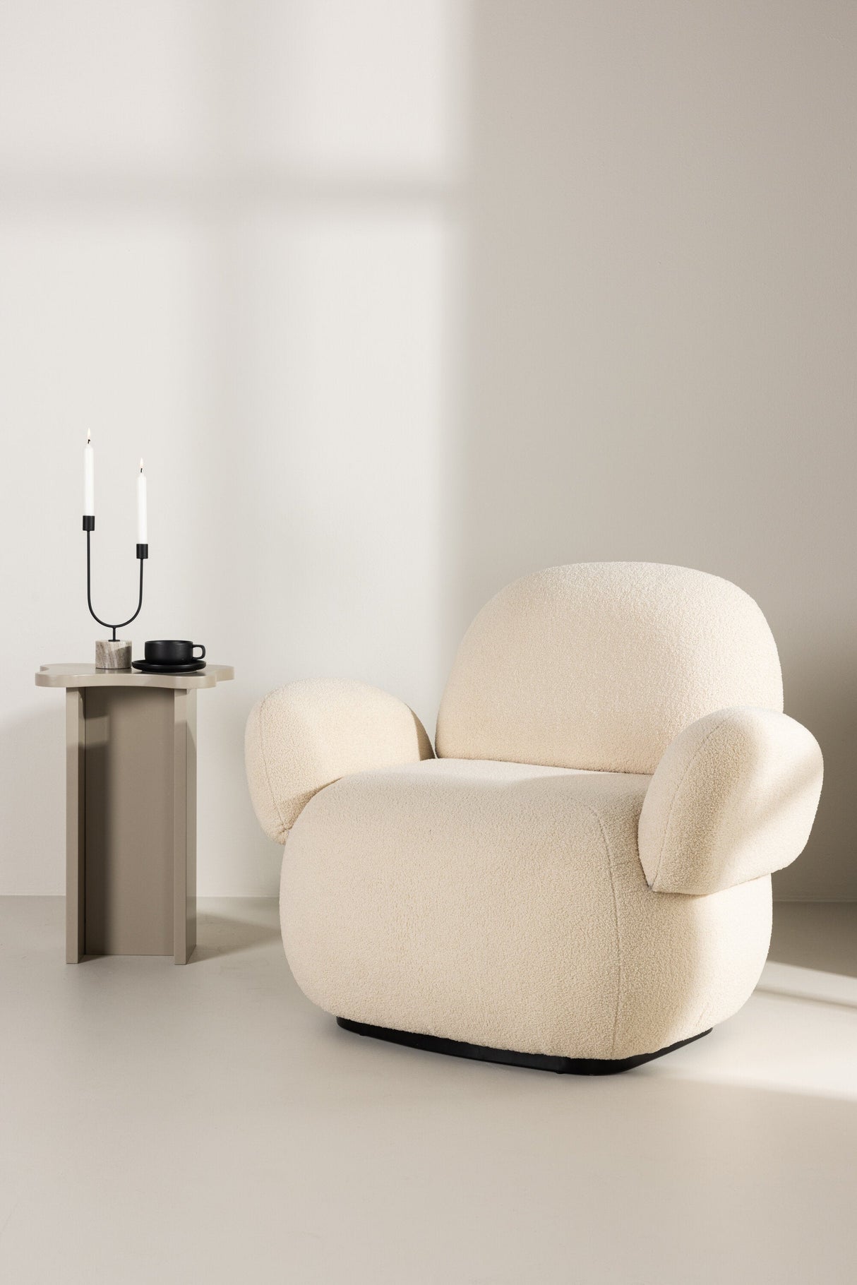 Sevilla Sessel - beige/Chenille - Sessel - ALVAHOME