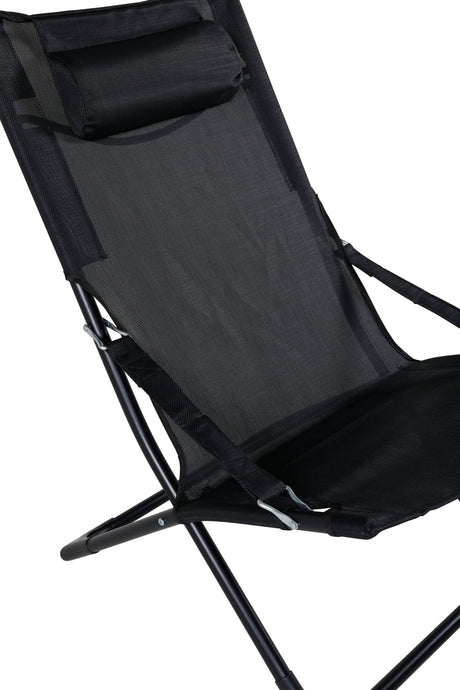 Seville Outdoor Sun - Lounge - schwarz/Stahl - Outdoor Sun - Lounges - ALVAHOME