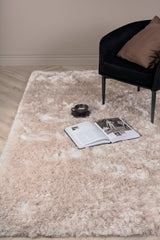 Shiva Wohnzimmerteppich - beige/Polyester - Wohnzimmerteppiche - ALVAHOME