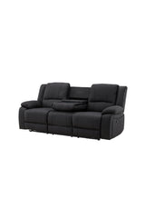 Singapore Relaxsofa - schwarz/Polyester - Relaxsofas - ALVAHOME