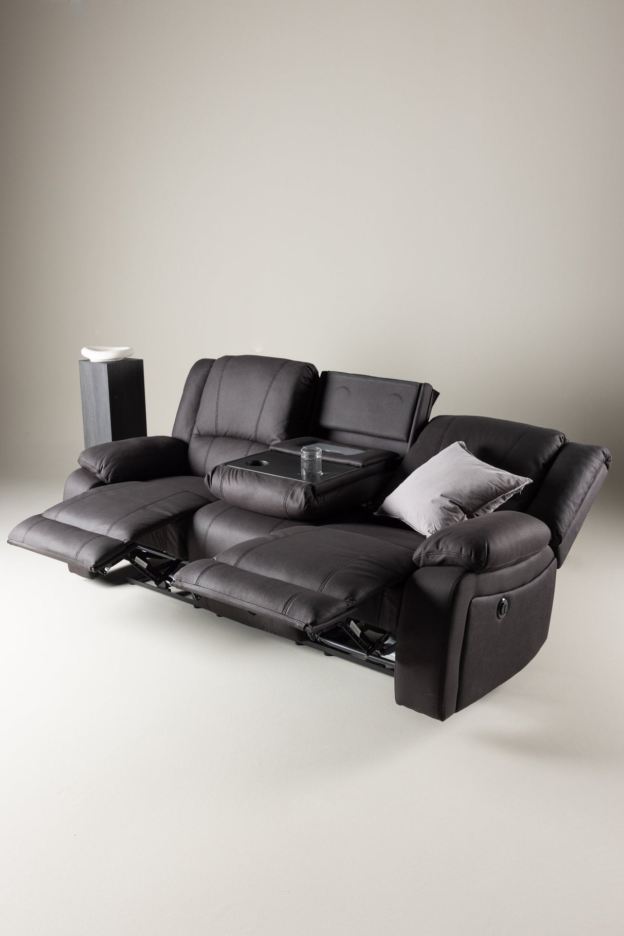 Singapore Relaxsofa - schwarz/Polyester - Relaxsofas - ALVAHOME