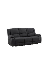 Singapore Relaxsofa - schwarz/Polyester - Relaxsofas - ALVAHOME