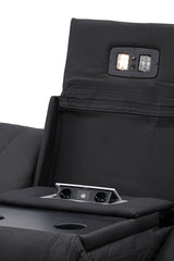 Singapore Relaxsofa - schwarz/Polyester - Relaxsofas - ALVAHOME