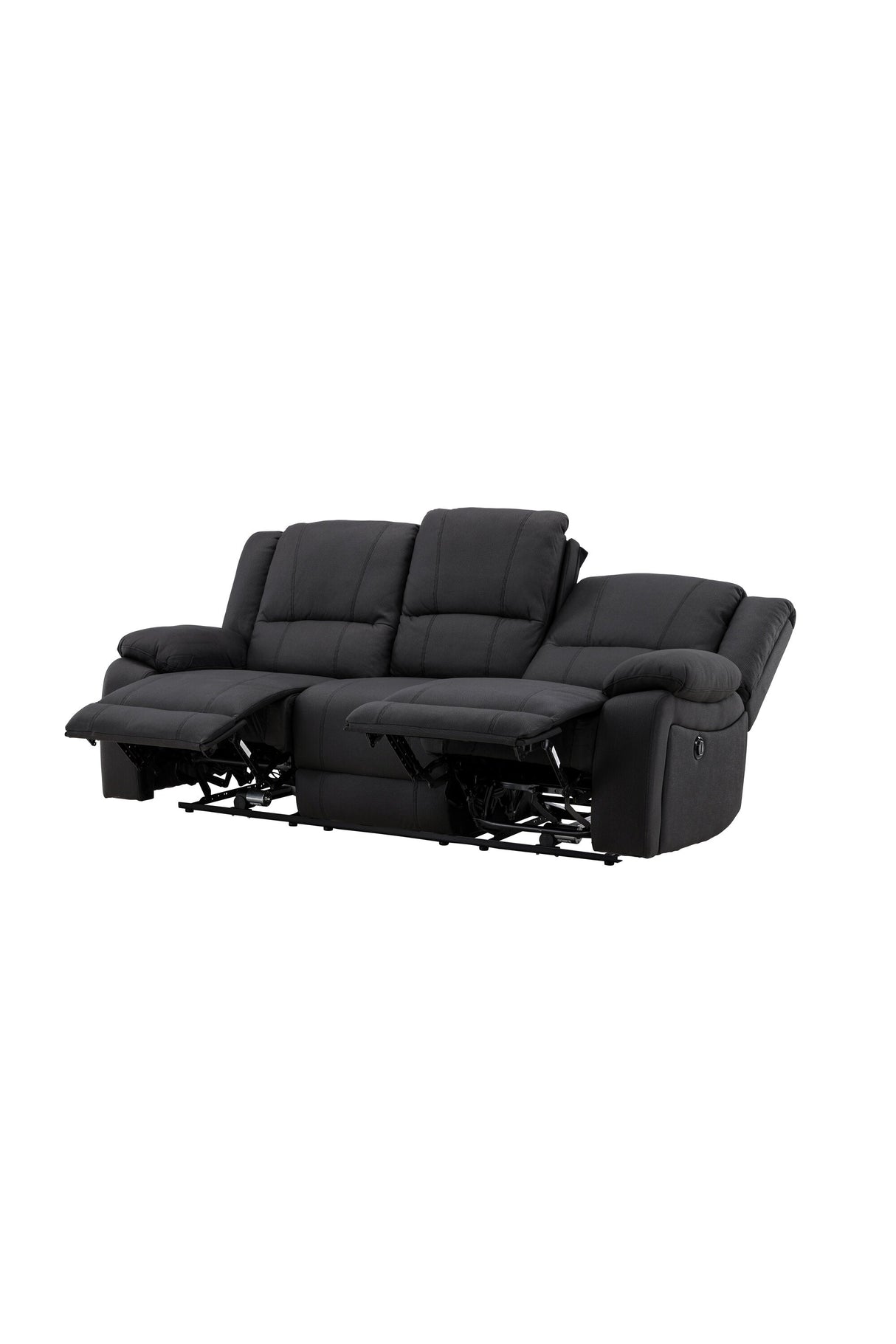 Singapore Relaxsofa - schwarz/Polyester - Relaxsofas - ALVAHOME