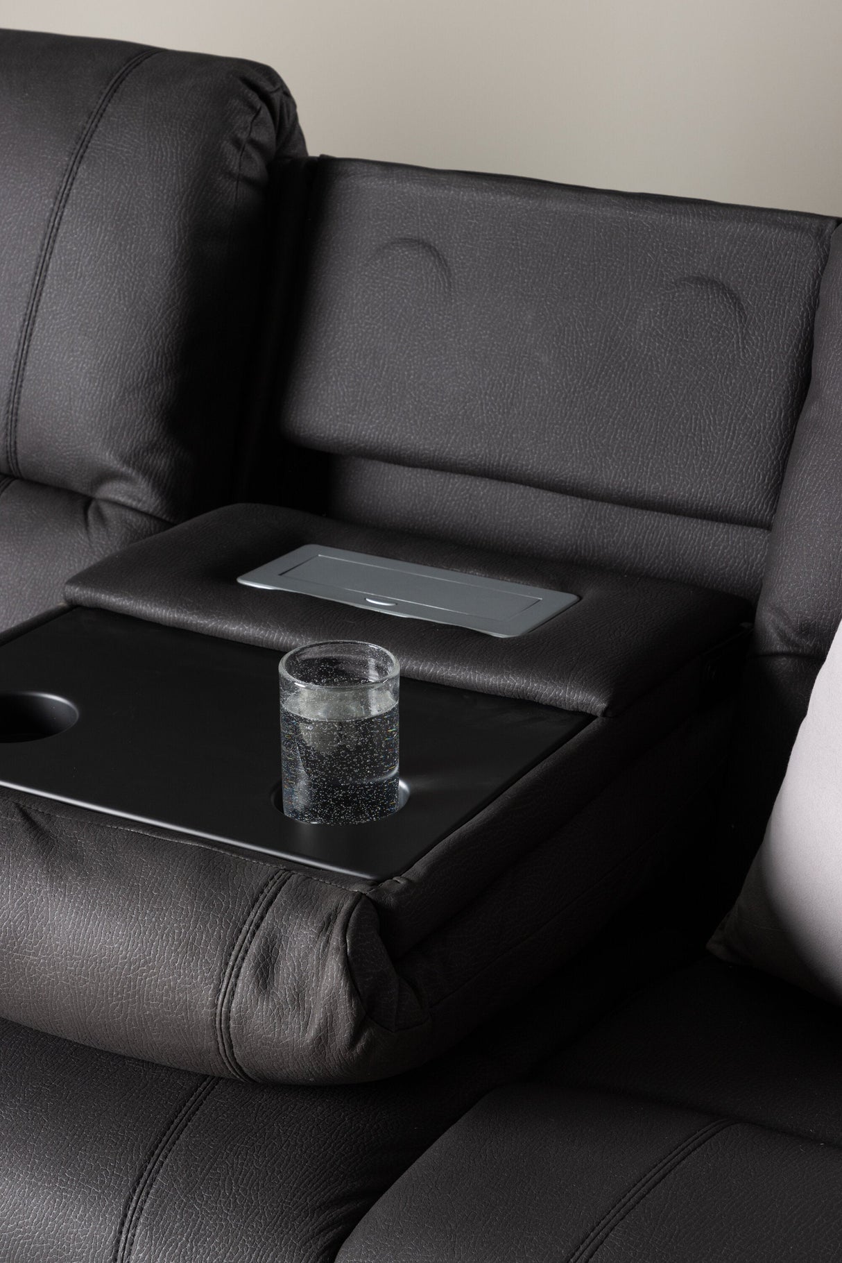 Singapore Relaxsofa - schwarz/Polyester - Relaxsofas - ALVAHOME