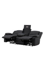 Singapore Relaxsofa - schwarz/Polyester - Relaxsofas - ALVAHOME