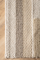 Sixten Wohnzimmerteppich - beige/Wolle - Wohnzimmerteppiche - ALVAHOME