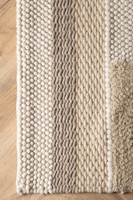 Sixten Wohnzimmerteppich - beige/Wolle - Wohnzimmerteppiche - ALVAHOME