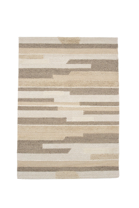 Sixten Wohnzimmerteppich - beige/Wolle - Wohnzimmerteppiche - ALVAHOME
