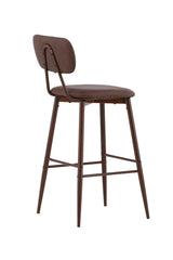 Skaftö Barhocker - braun/Stahl - Barhocker - ALVAHOME