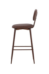 Skaftö Barhocker - braun/Stahl - Barhocker - ALVAHOME
