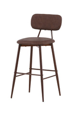 Skaftö Barhocker - braun/Stahl - Barhocker - ALVAHOME