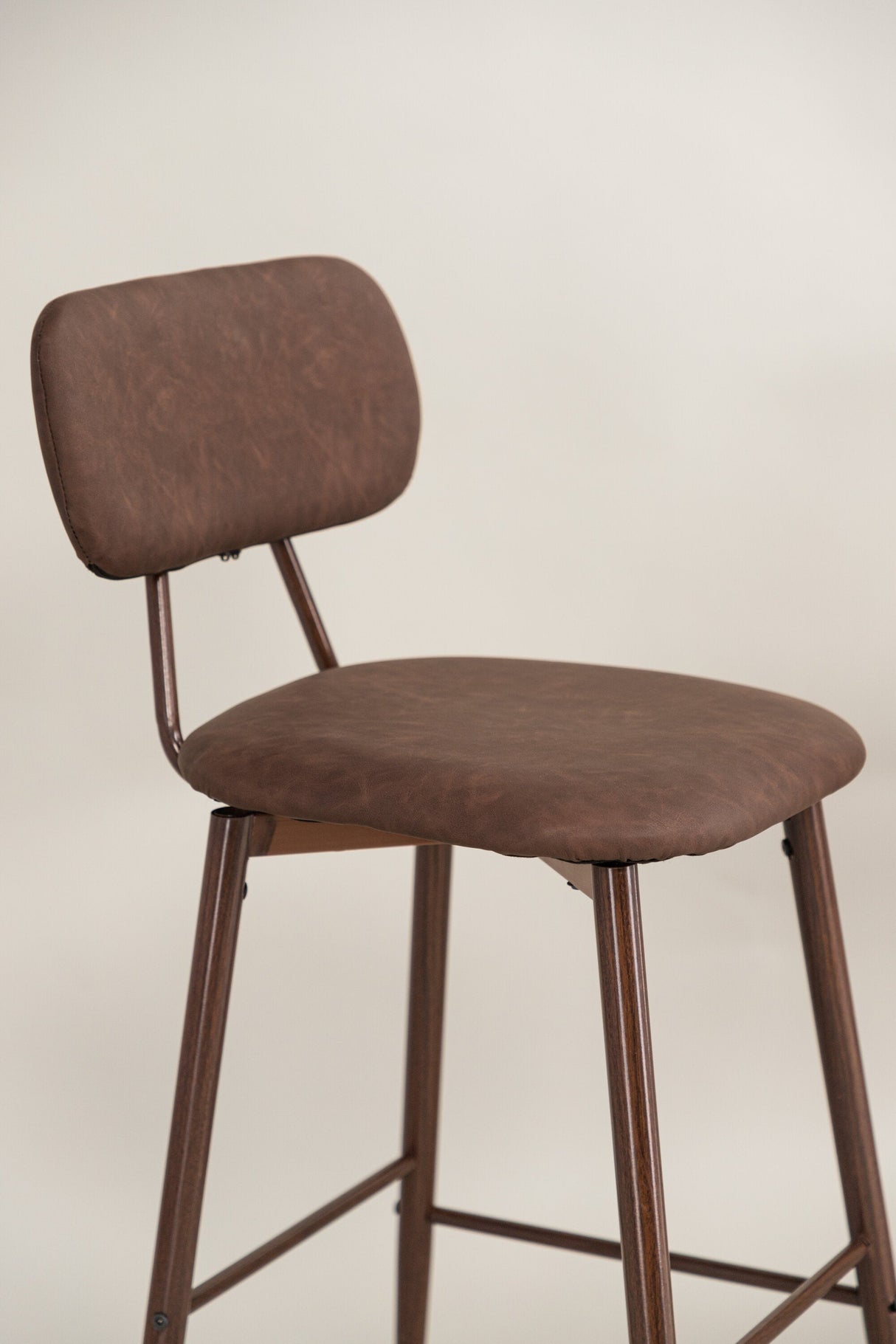 Skaftö Barhocker - braun/Stahl - Barhocker - ALVAHOME