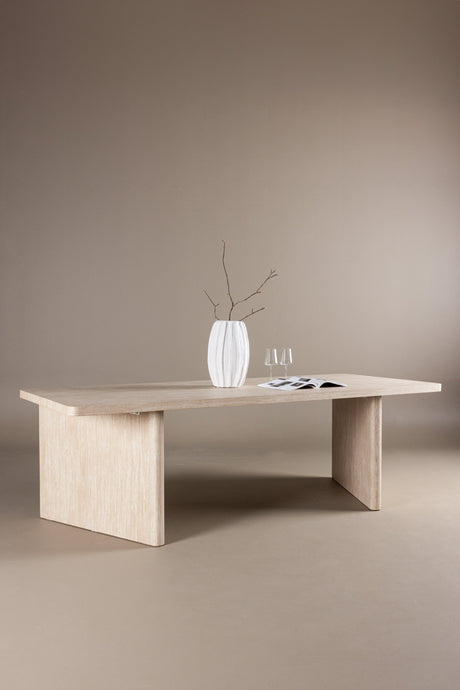 Skagen rechteckiger Esstisch - beige/MDF - Rechteckige Esstische - ALVAHOME
