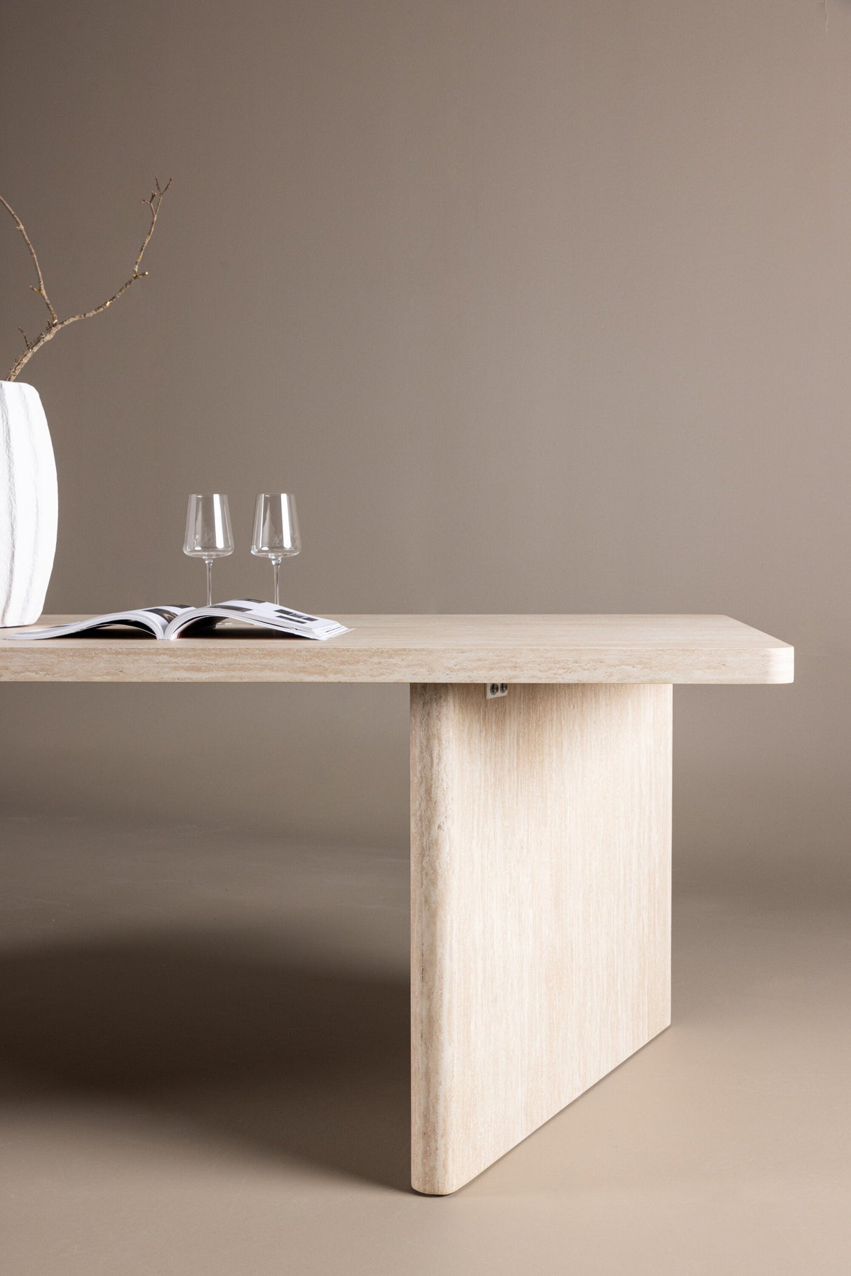 Skagen rechteckiger Esstisch - beige/MDF - Rechteckige Esstische - ALVAHOME