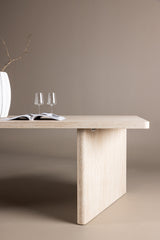 Skagen rechteckiger Esstisch - beige/MDF - Rechteckige Esstische - ALVAHOME