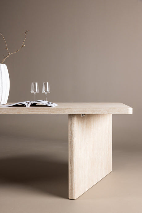 Skagen rechteckiger Esstisch - beige/MDF - Rechteckige Esstische - ALVAHOME