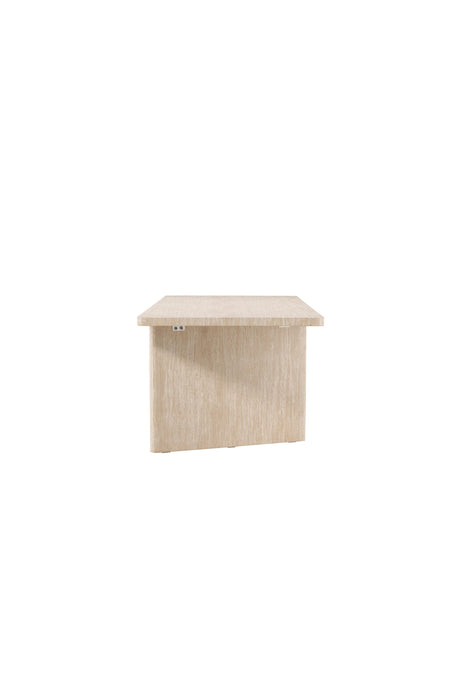 Skagen rechteckiger Esstisch - beige/MDF - Rechteckige Esstische - ALVAHOME