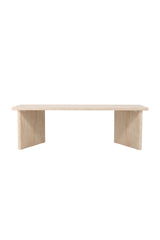 Skagen rechteckiger Esstisch - beige/MDF - Rechteckige Esstische - ALVAHOME