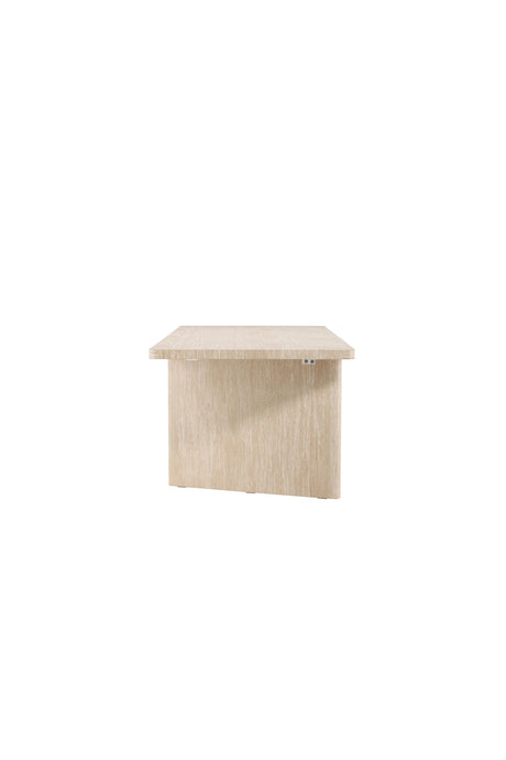 Skagen rechteckiger Esstisch - beige/MDF - Rechteckige Esstische - ALVAHOME