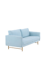 Sky 3 - Sitzer Sofa - blau/Polyester - 3 - Sitzer Sofas - ALVAHOME