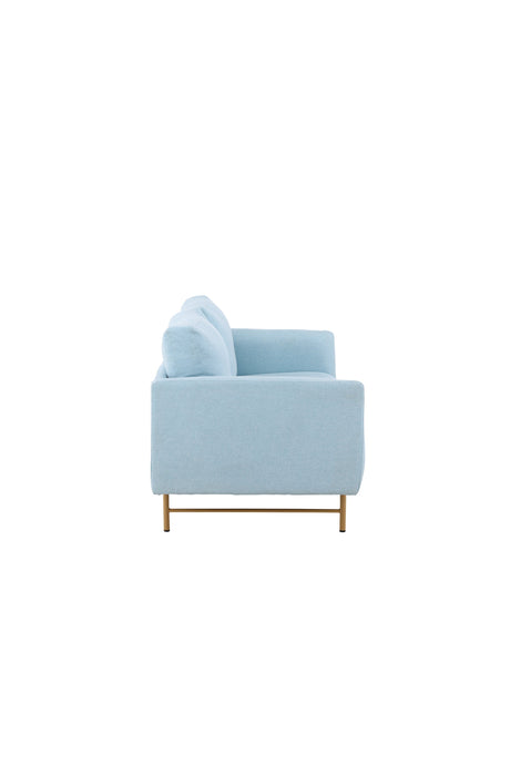 Sky 3 - Sitzer Sofa - blau/Polyester - 3 - Sitzer Sofas - ALVAHOME