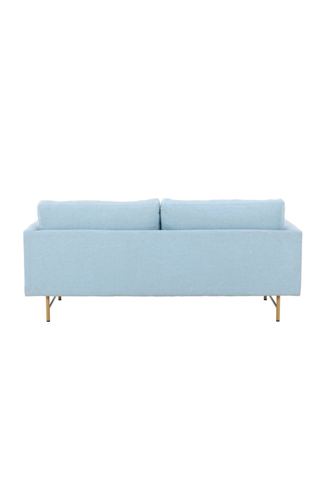 Sky 3 - Sitzer Sofa - blau/Polyester - 3 - Sitzer Sofas - ALVAHOME